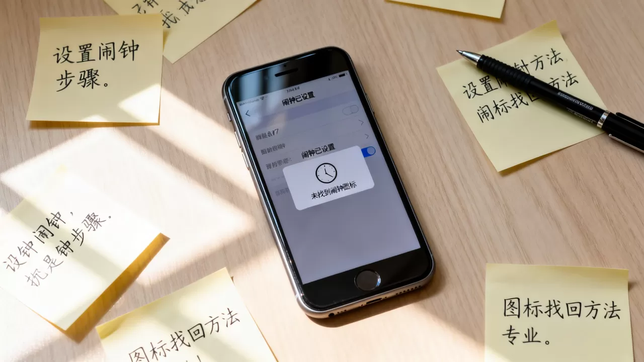 iphone7闹钟图标怎么设置？iphone7闹钟图标不见了