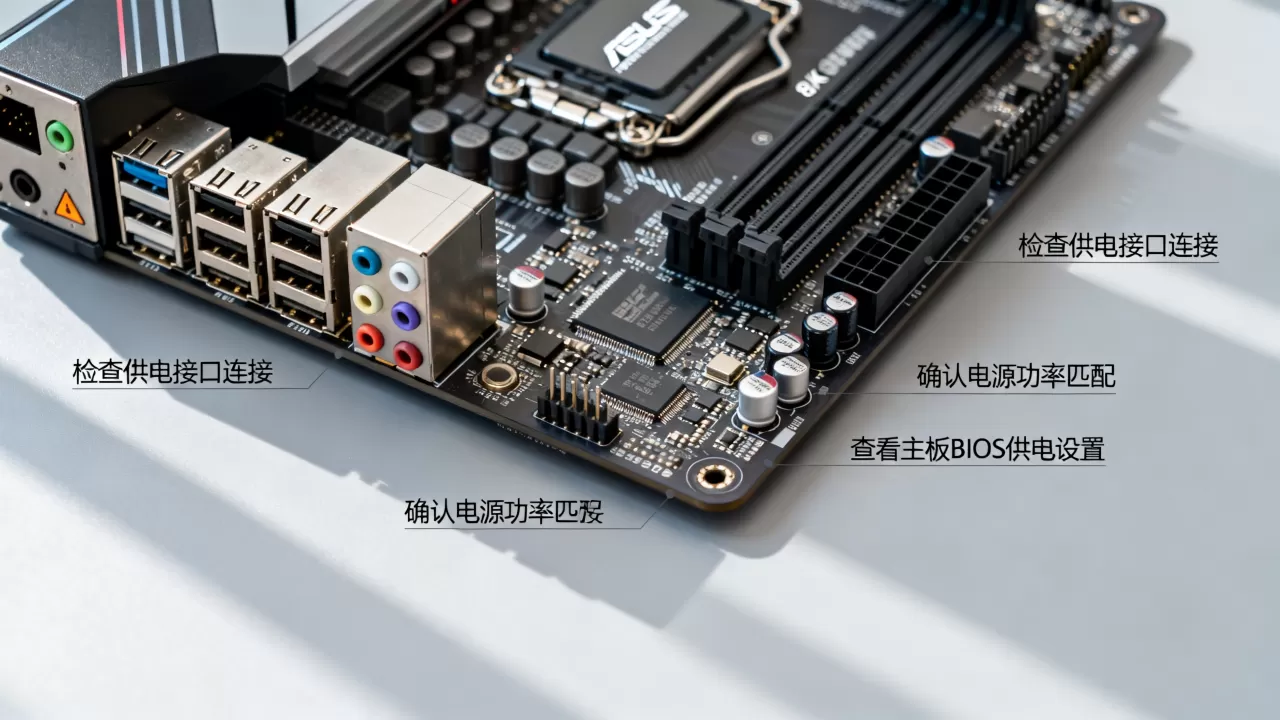 华硕主板集成显卡供电不足怎么办，华硕主板集成显卡供电