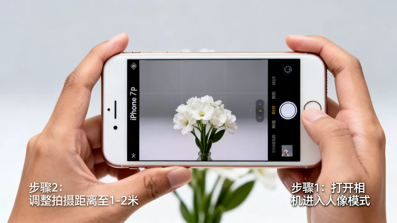 iPhone7p虚化怎么拍，iPhone7p人像模式虚化设置教程