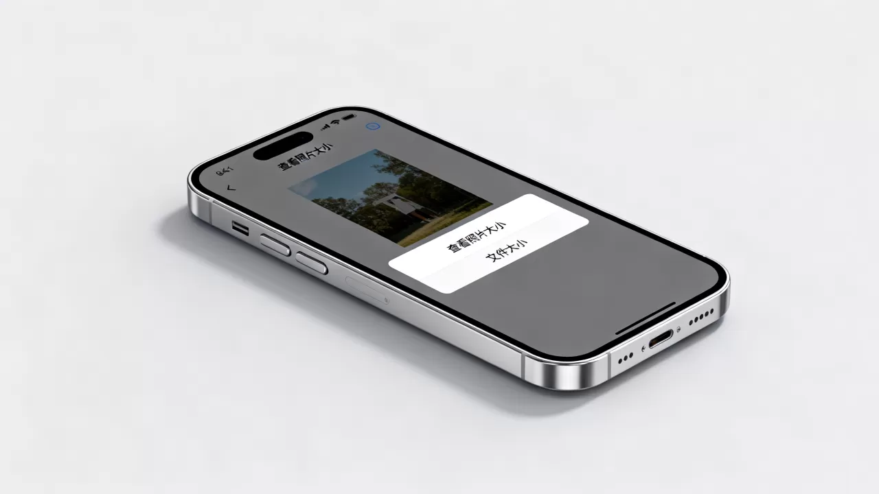 iphone怎么看照片大小，iPhone查看图片文件大小方法