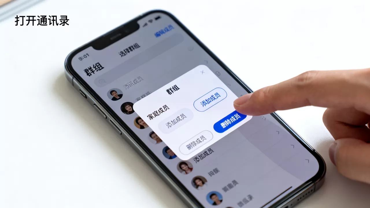 iphone怎么编辑群组，iphone编辑群组方法