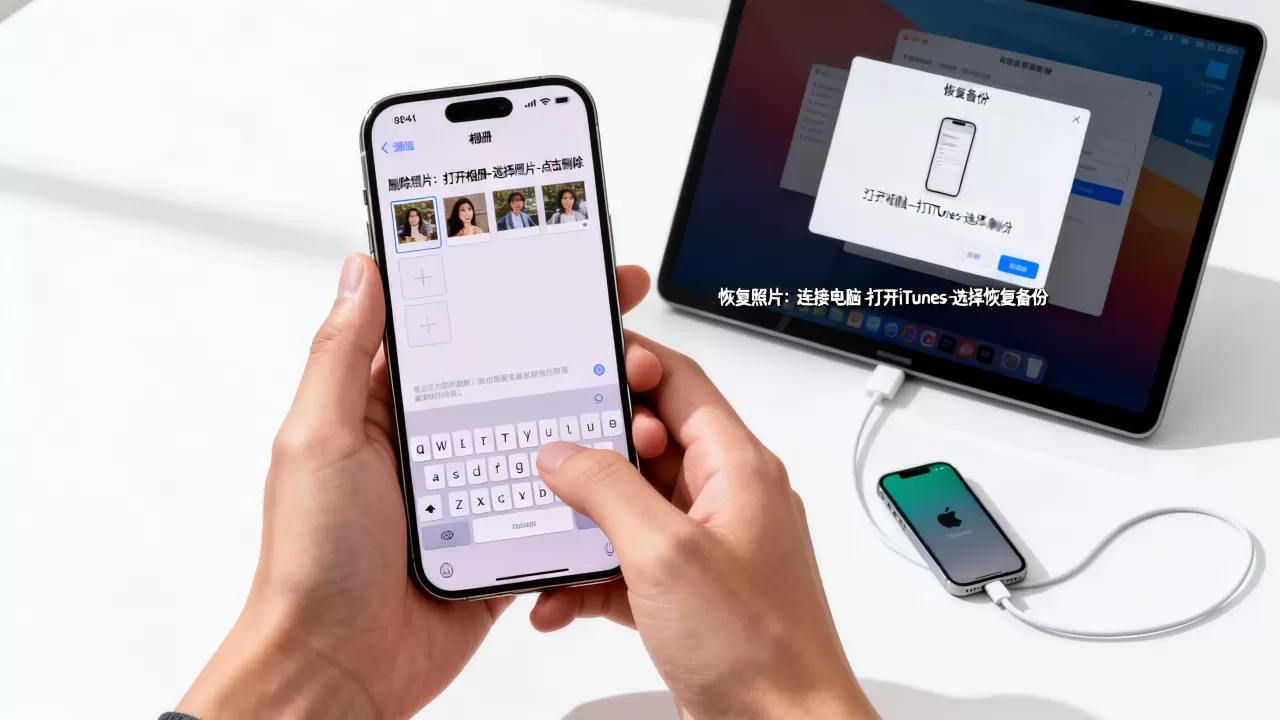 怎么清除iphone照片，iPhone删除照片后怎么彻底恢复