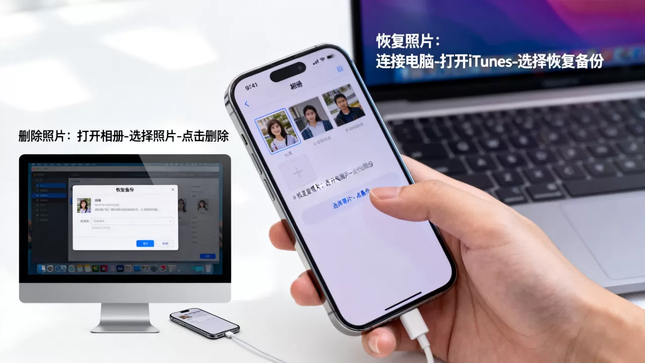怎么清除iphone照片，iPhone删除照片后怎么彻底恢复