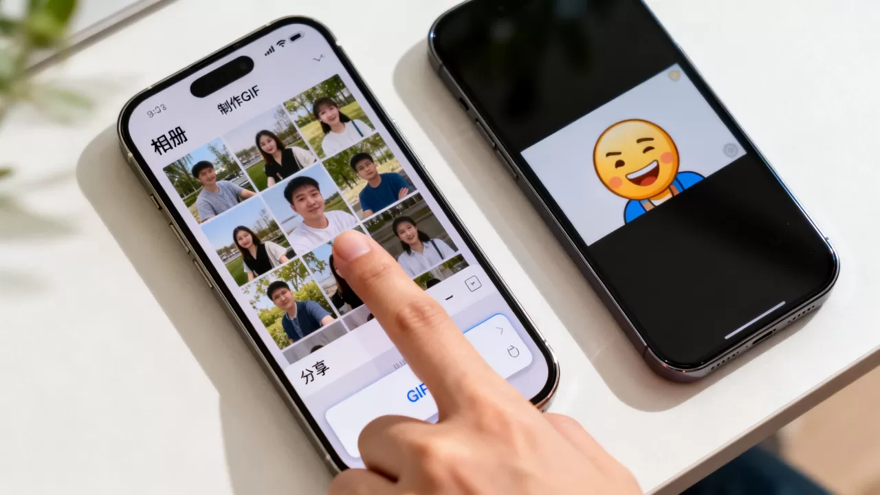 iPhone手机怎么制作gif动态图片？苹果手机自制gif动图教程