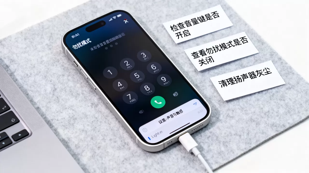 iphone来电没有声音是怎么回事，iphone来电无声解决办法