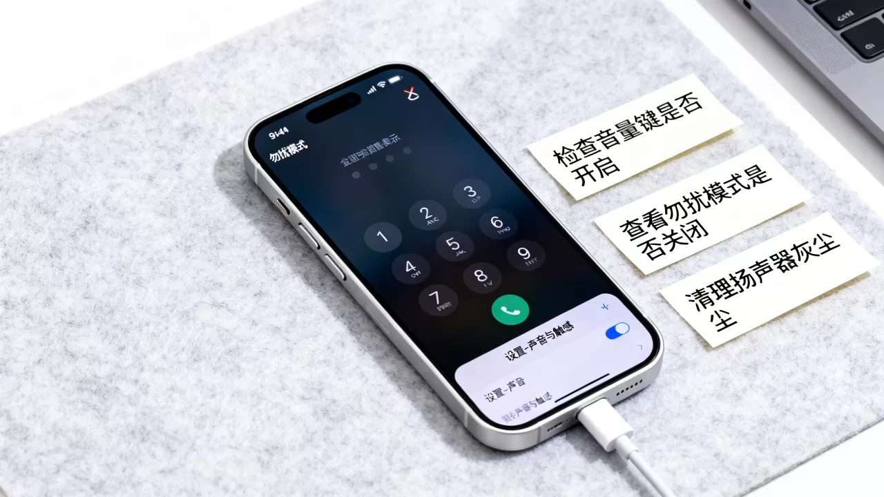 iphone来电没有声音是怎么回事，iphone来电无声解决办法
