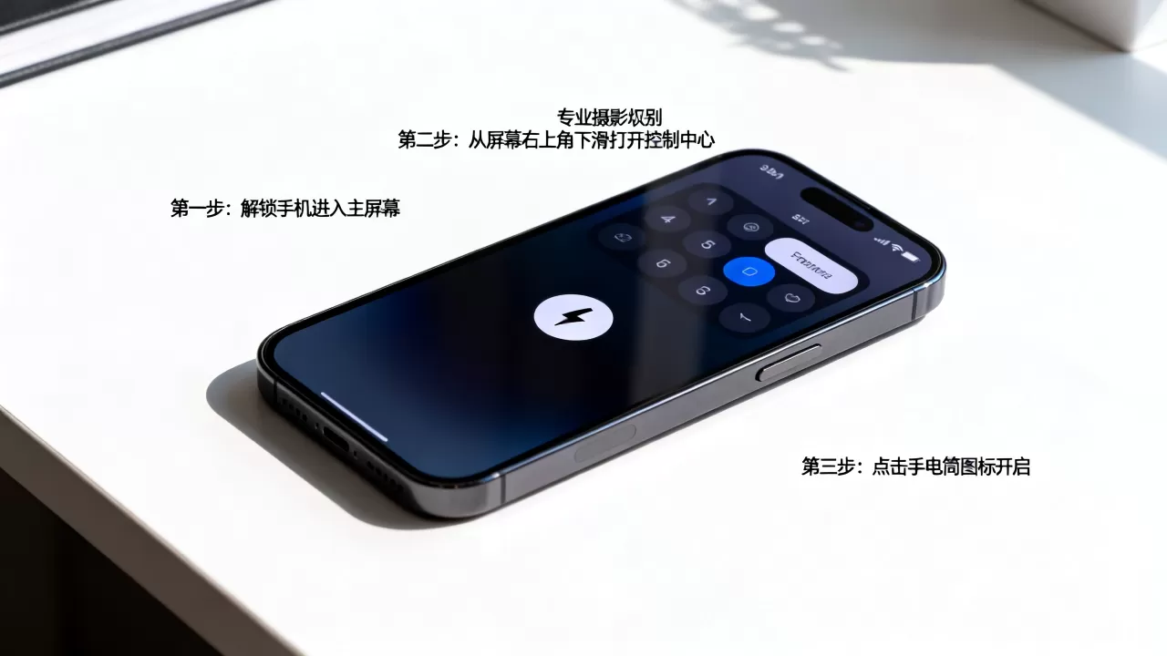 iphone的电筒怎么打开，苹果手机手电筒开关在哪