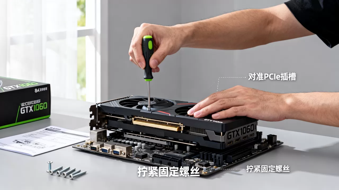 gtx1060显卡安装视频，gtx1060显卡怎么安装