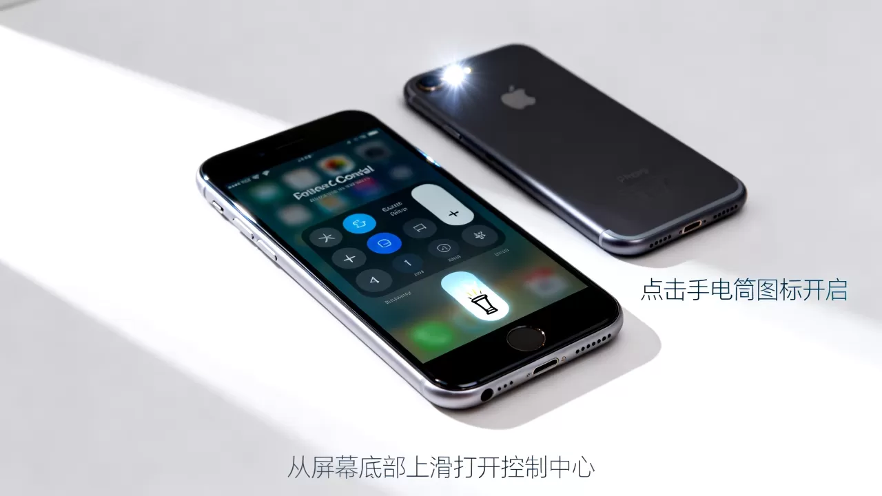 iphone7的电筒怎么打开，iphone7手电筒打不开