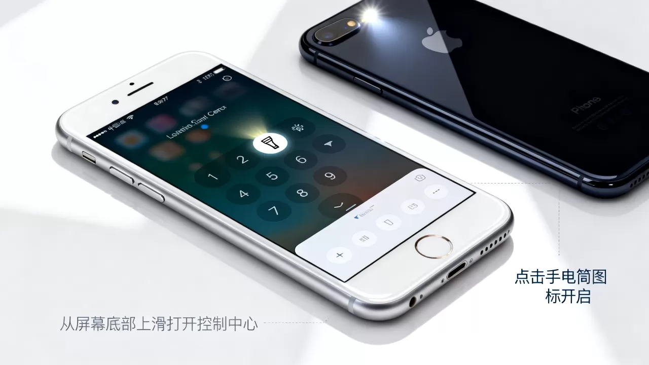 iphone7的电筒怎么打开，iphone7手电筒打不开
