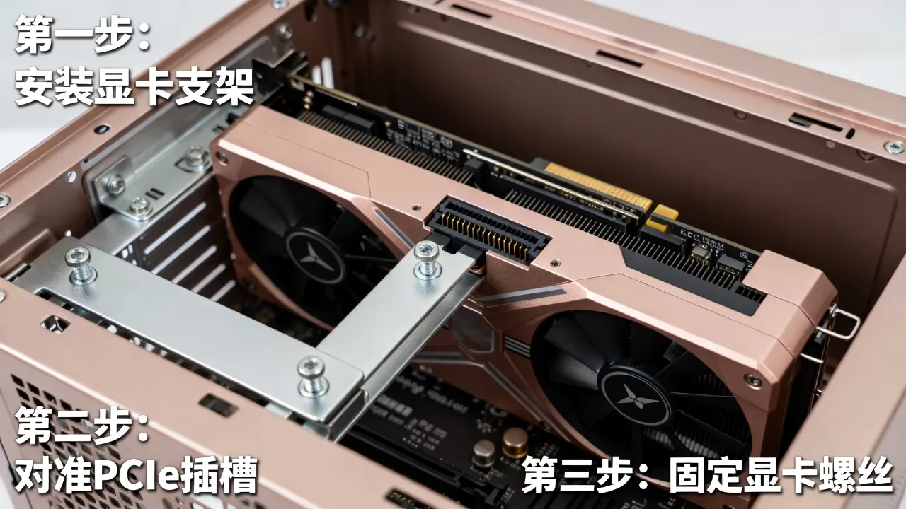 显卡横放的小机箱怎么装？显卡横放安装教程