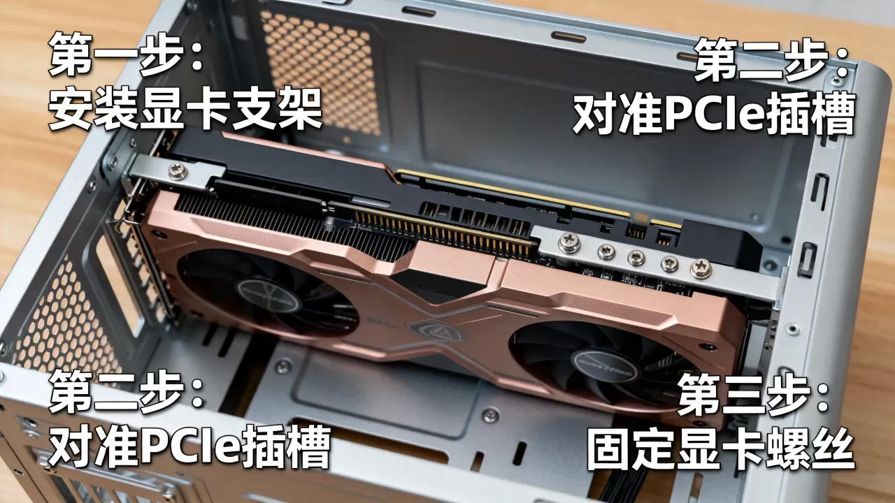 显卡横放的小机箱怎么装？显卡横放安装教程