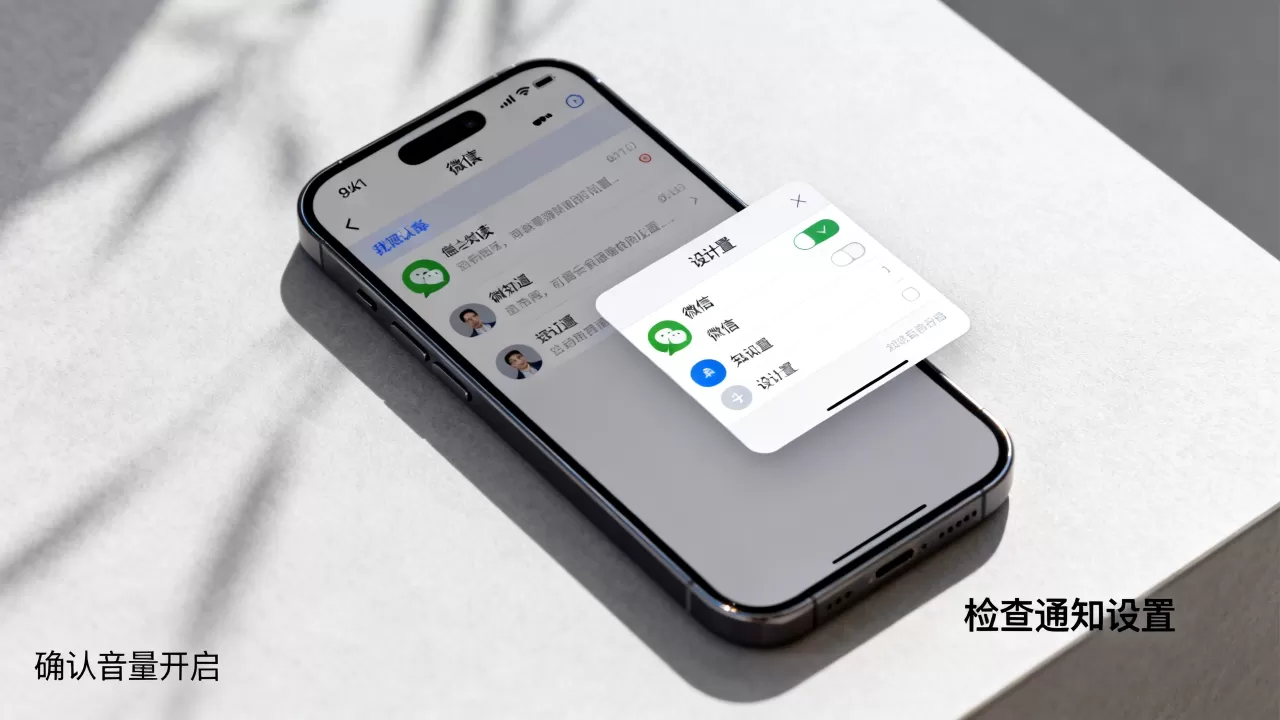 iphone来微信没声音怎么办，微信消息通知无声音