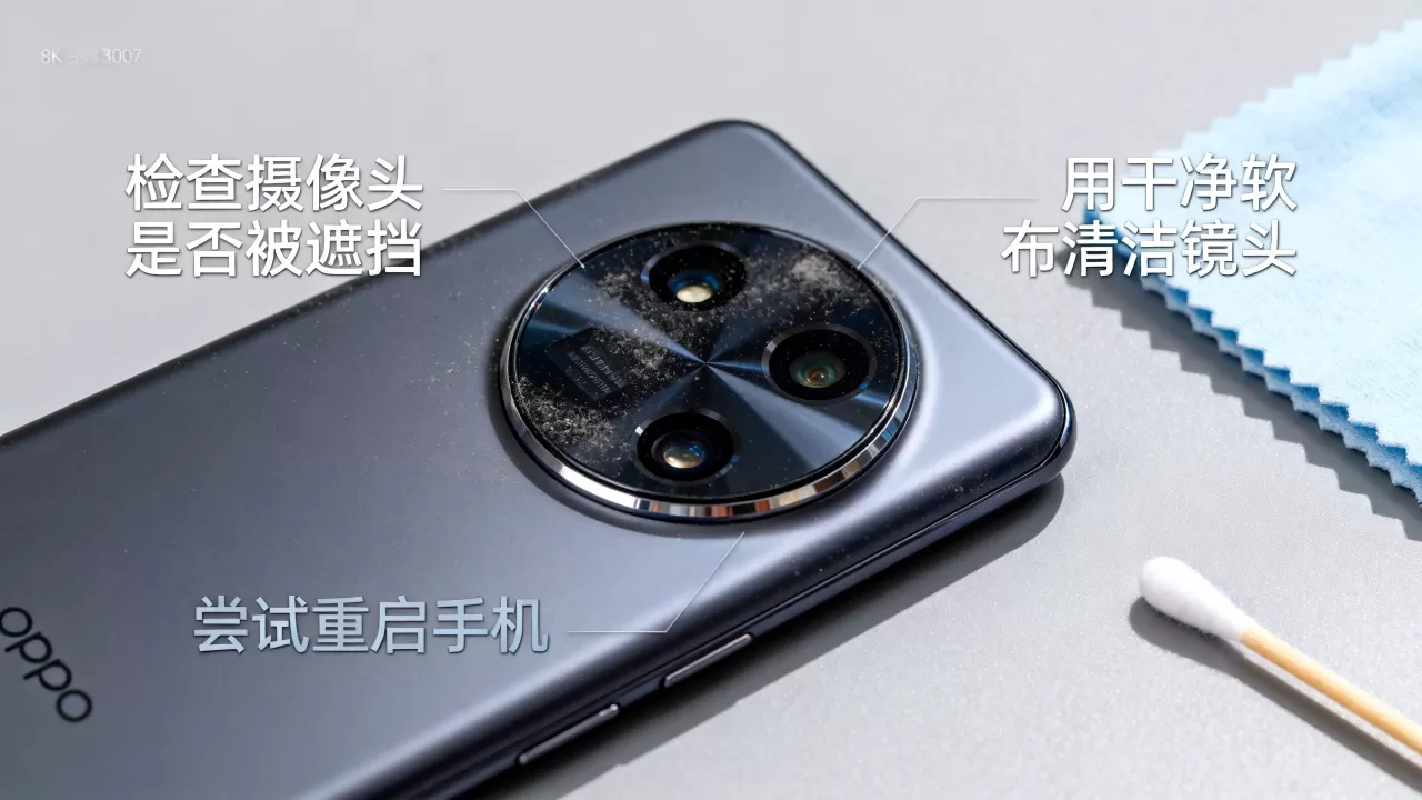 OPPO3007为什么不能照相了，手机摄像头故障解决方法