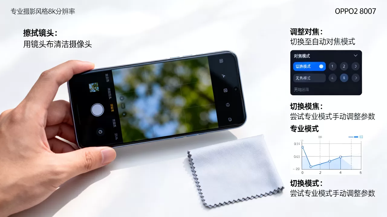 OPPO2 8007相机模糊为什么，手机拍照画面模糊解决方法
