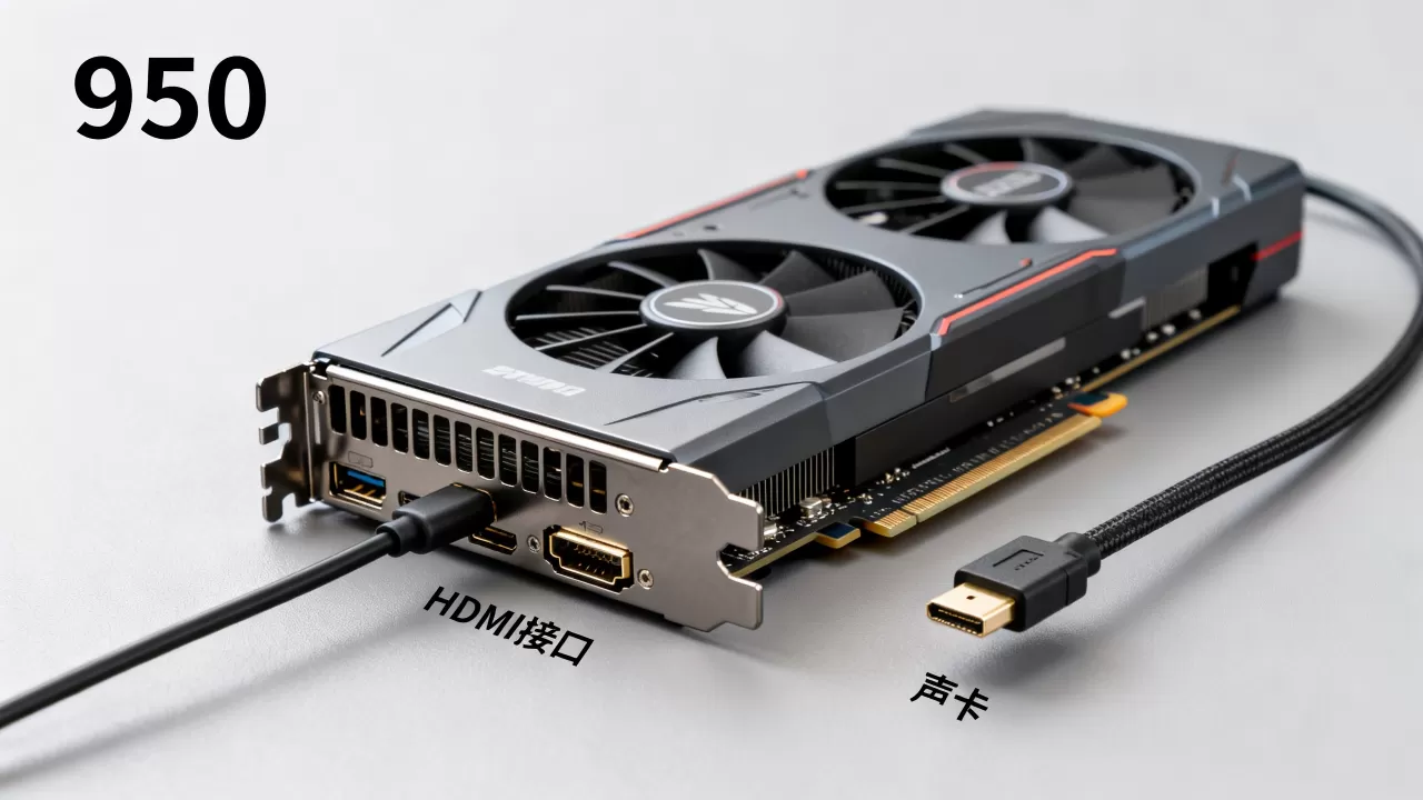 950显卡用hdmi要声卡吗？950显卡hdmi有声音吗