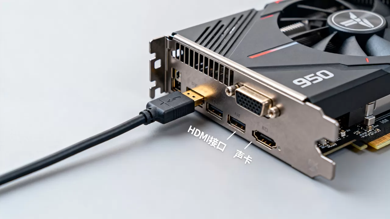 950显卡用hdmi要声卡吗？950显卡hdmi有声音吗