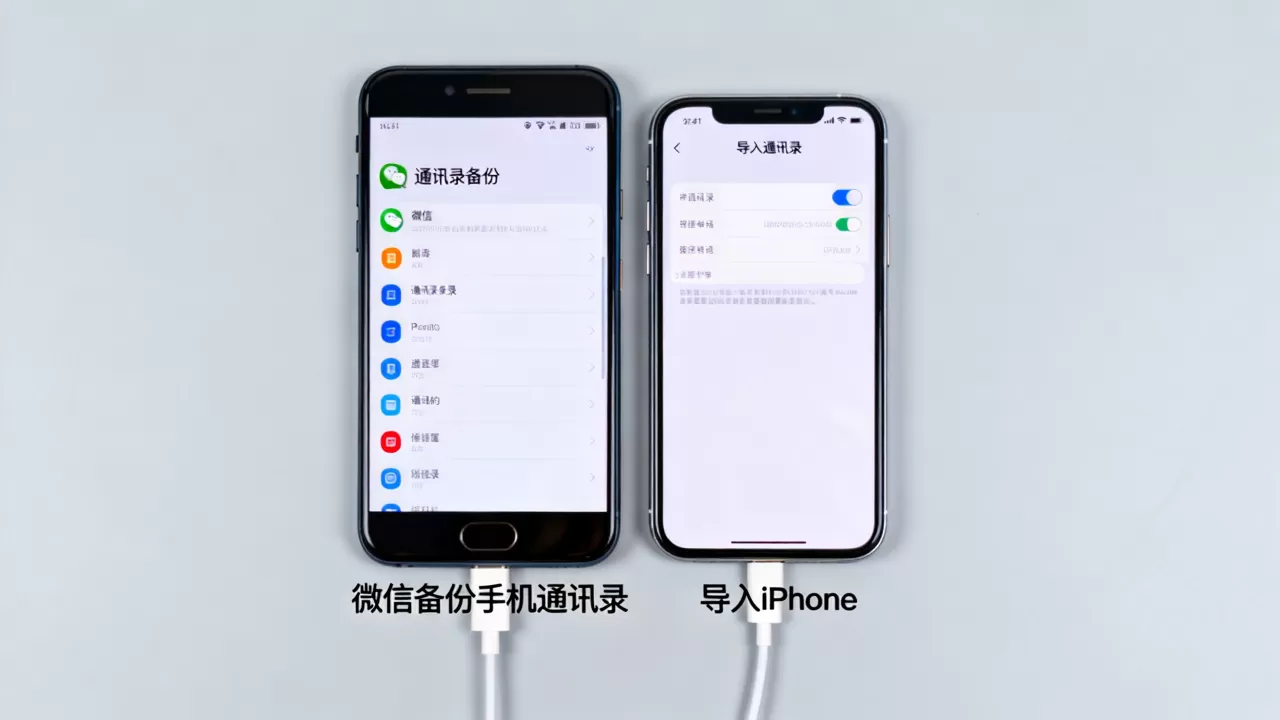 微信备份手机通讯录怎么导入iphone，手机通讯录怎么导入iphone