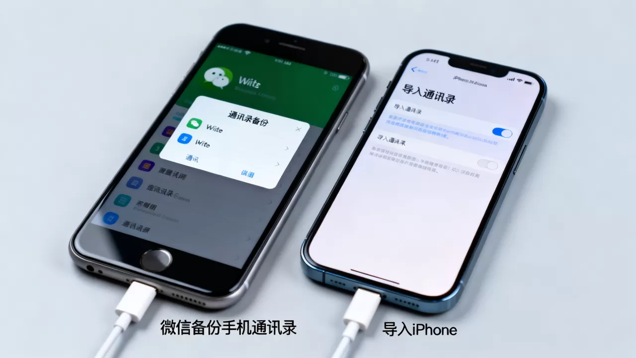 微信备份手机通讯录怎么导入iphone，手机通讯录怎么导入iphone