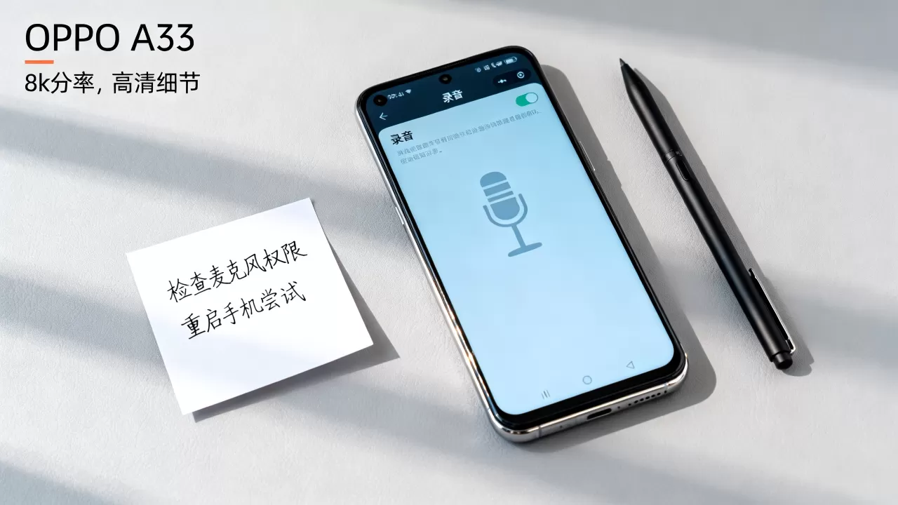OPPO A33录音为什么不行，OPPO A33手机录音功能故障解决方法