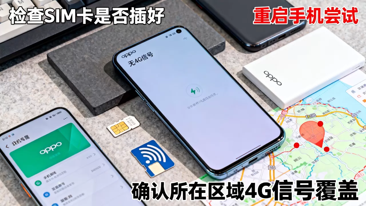 oppo为什么没有4g信号是怎么回事，手机突然无4g信号怎么办