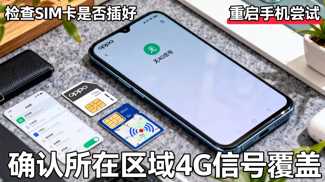 oppo为什么没有4g信号是怎么回事，手机突然无4g信号怎么办