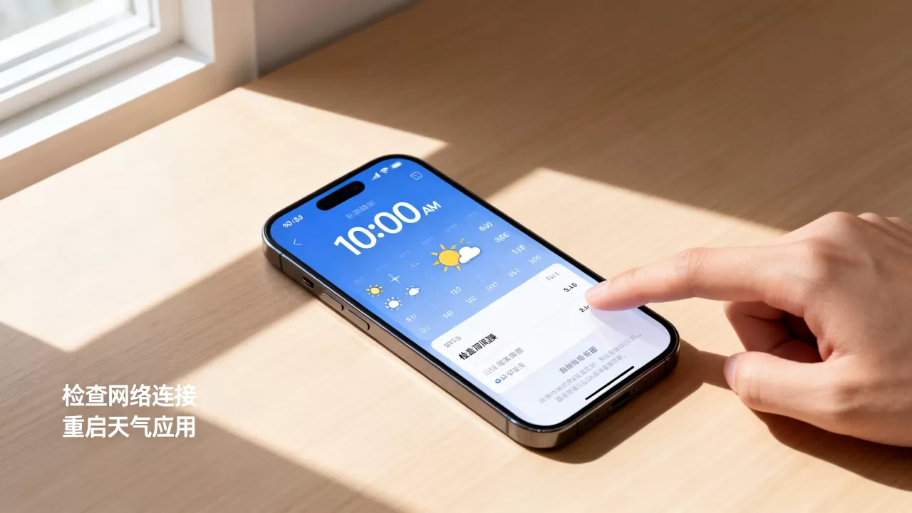 iphone手机天气不更新不了怎么办，iphone天气数据不刷新
