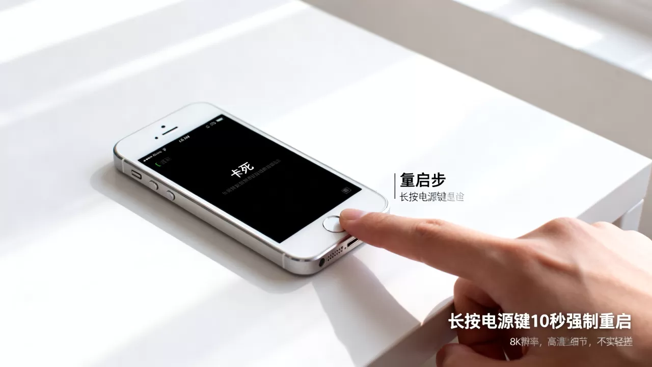 iphone5卡死了怎么办，iphone5死机重启方法