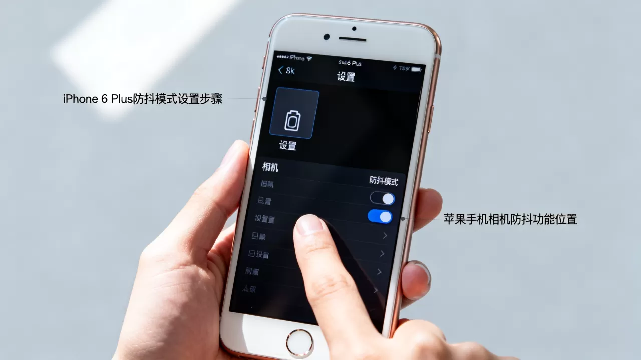 iphone6plus防抖模式怎么设置，苹果手机相机防抖功能在哪