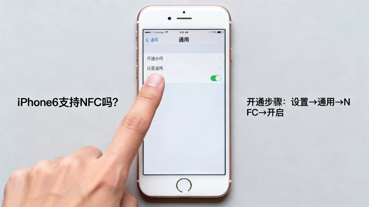 iphone6怎么开通nfc功能吗，iphone6支持nfc吗
