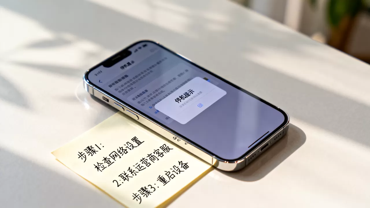 iphone停机了怎么办，iphone突然停机了怎么快速恢复