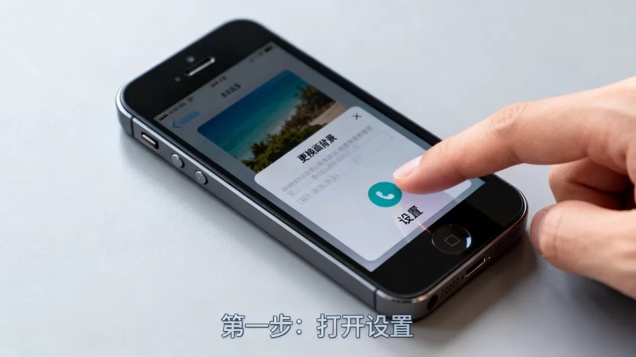 iphone5s怎么换桌面，iphone5s更换桌面背景方法