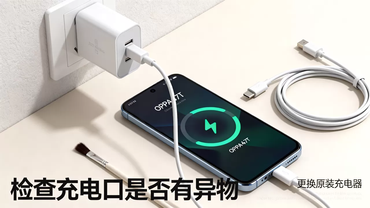 oppoa57t为什么充电慢，oppoa57t充电慢解决办法