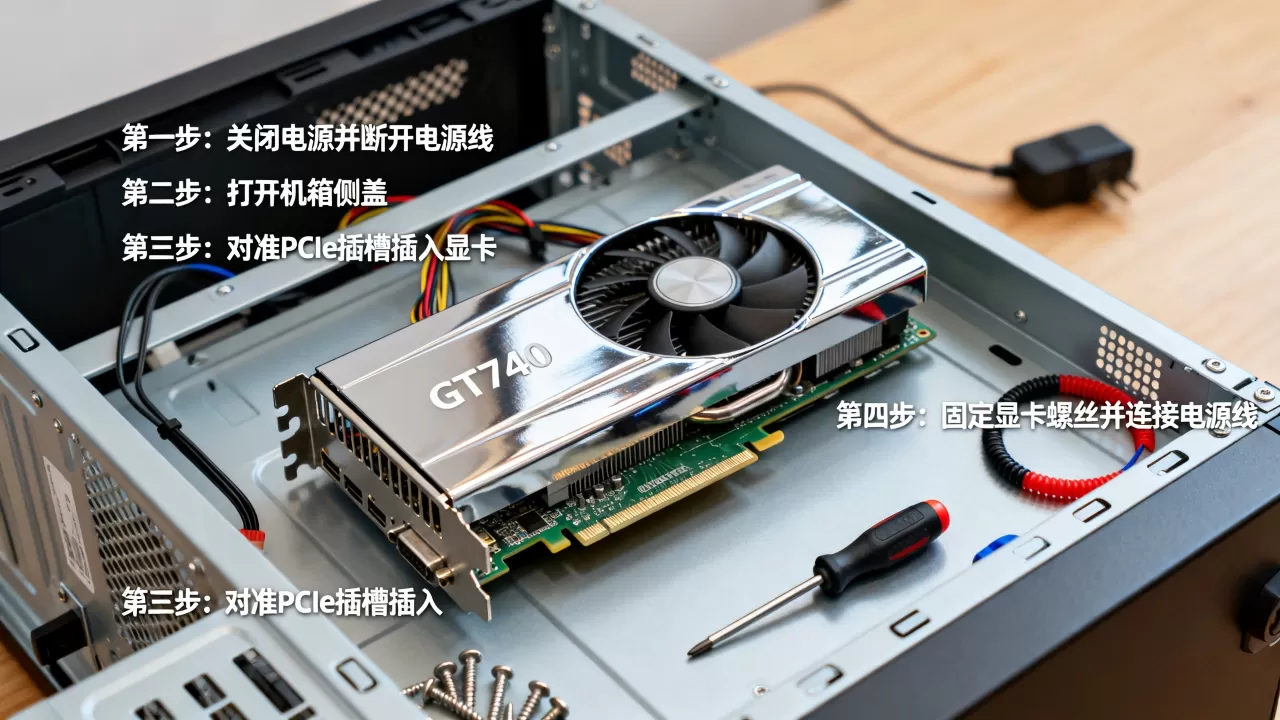 gt740显卡安装，gt740显卡怎么安装