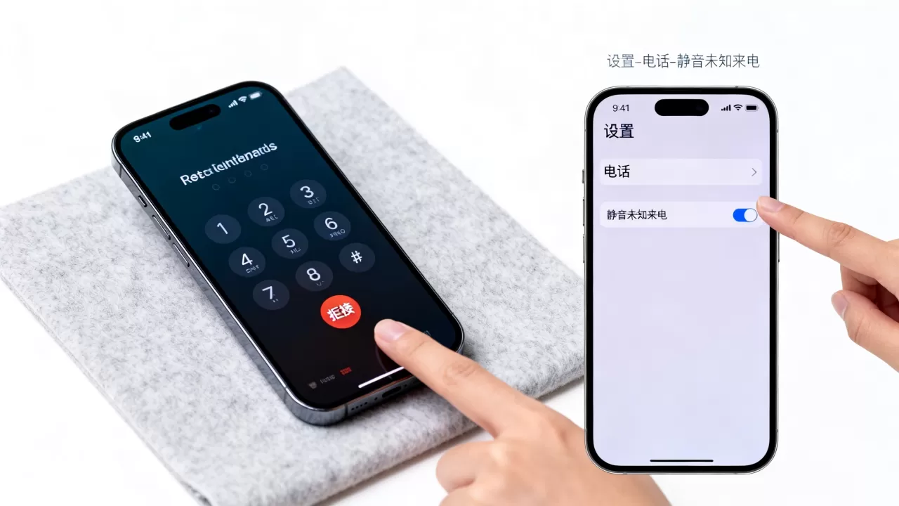iphone怎么拒接，iphone怎么设置拒接陌生人电话
