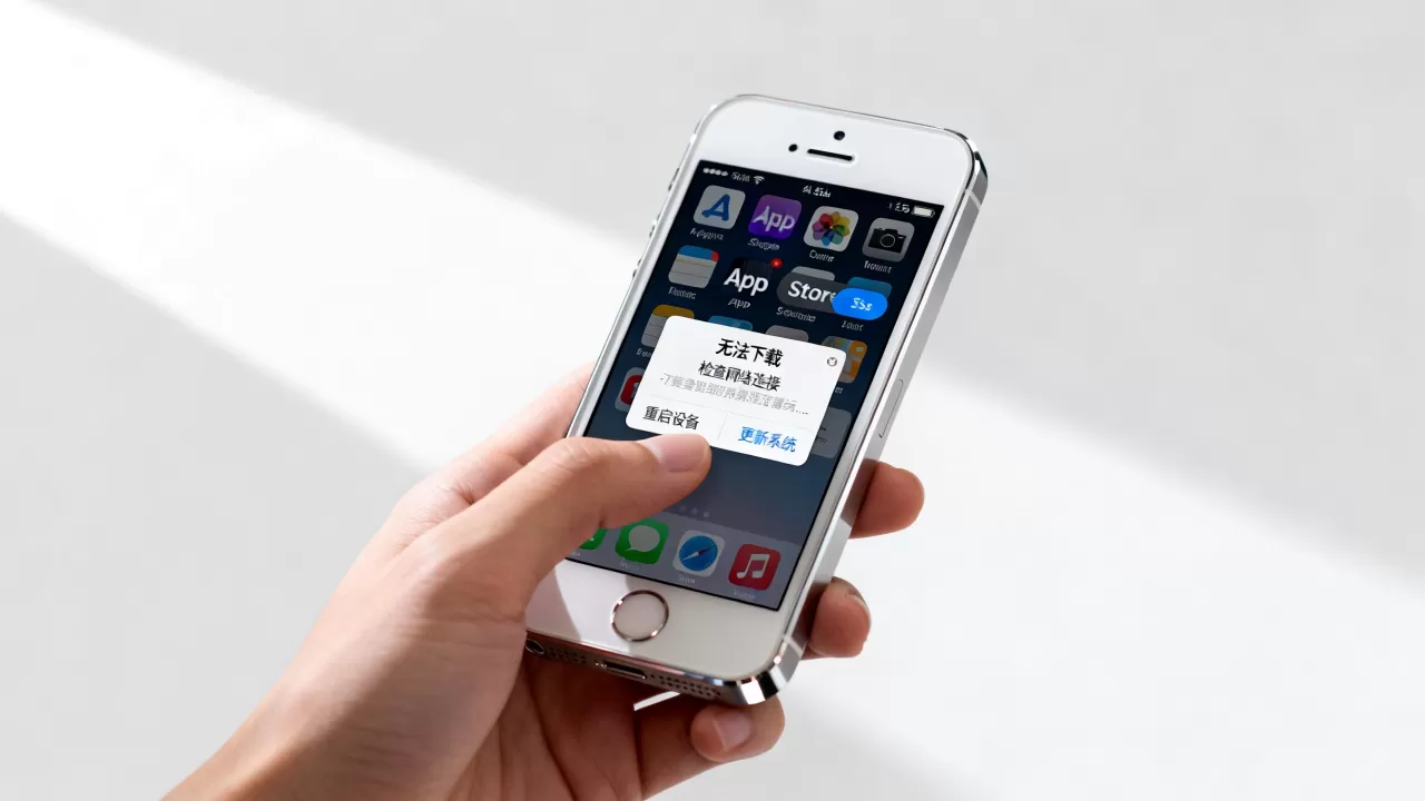 iphone5s怎么下载软件，iphone5s无法下载软件怎么办