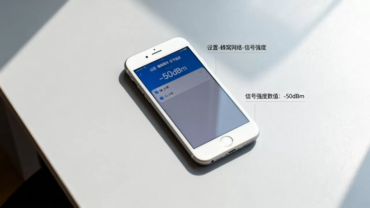 iPhone6数字信号怎么看强弱，手机信号强度怎么看
