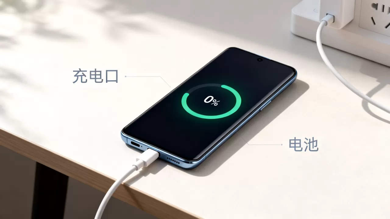 OPPO手机出现0什么原因？手机电量显示0%充不进电