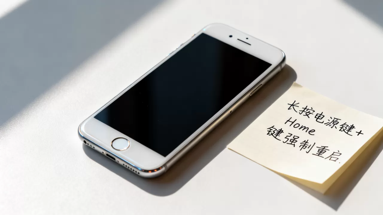 iphone6s怎么突然之间没反应了，iphone6s突然黑屏死机怎么办