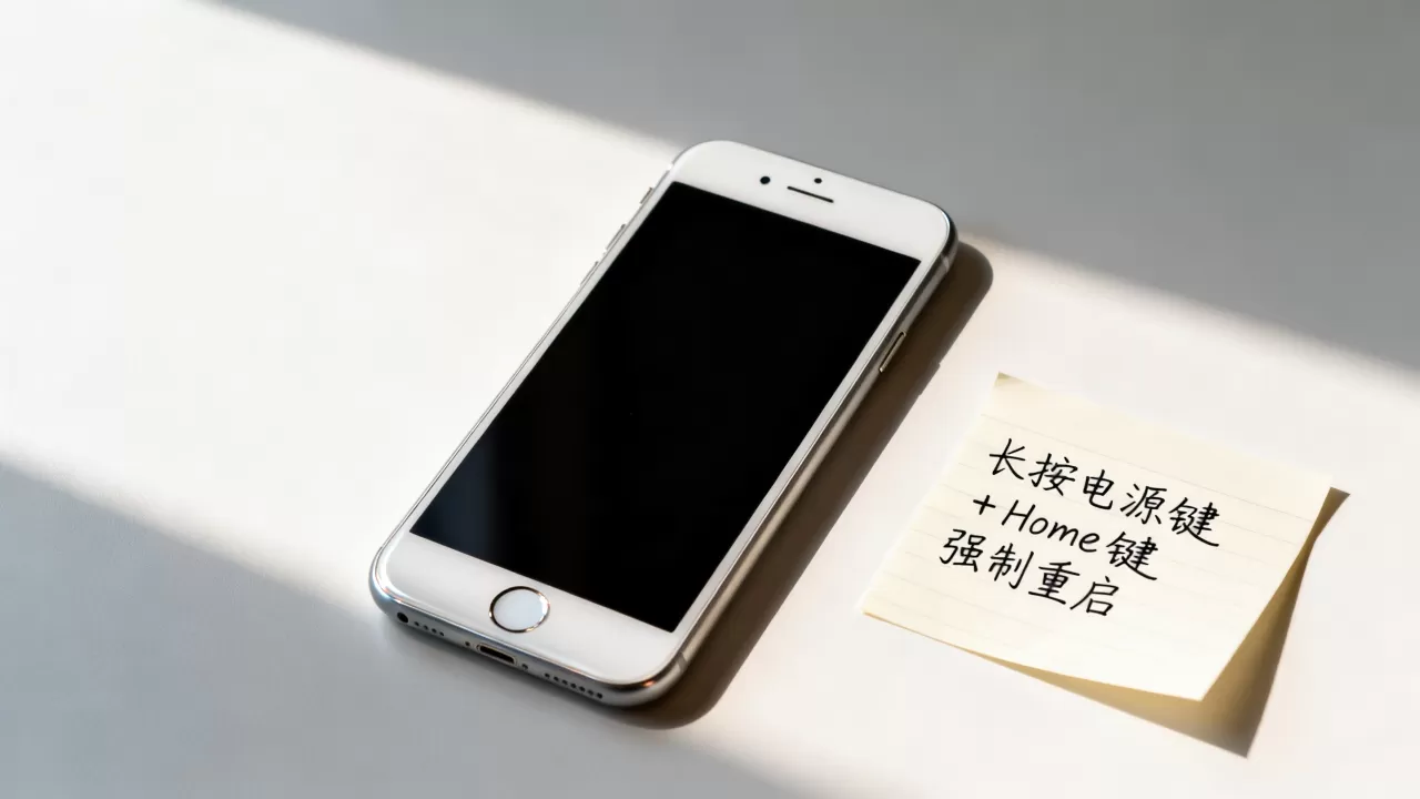 iphone6s怎么突然之间没反应了，iphone6s突然黑屏死机怎么办