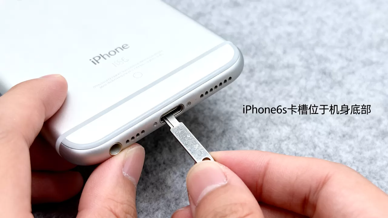 iphone6s怎么开卡槽，iPhone6s卡槽在哪里