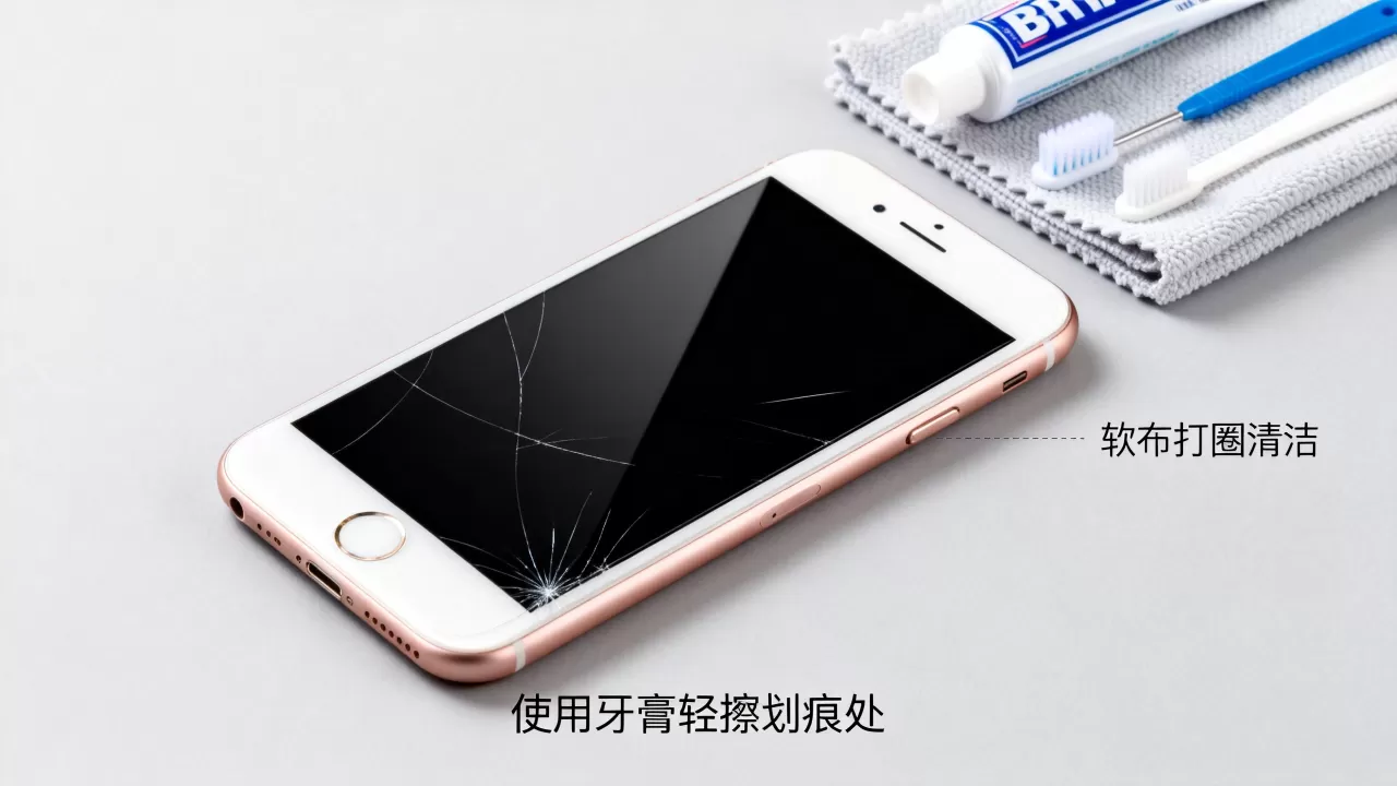 iphone6印子怎么去除，iphone6屏幕划痕修复