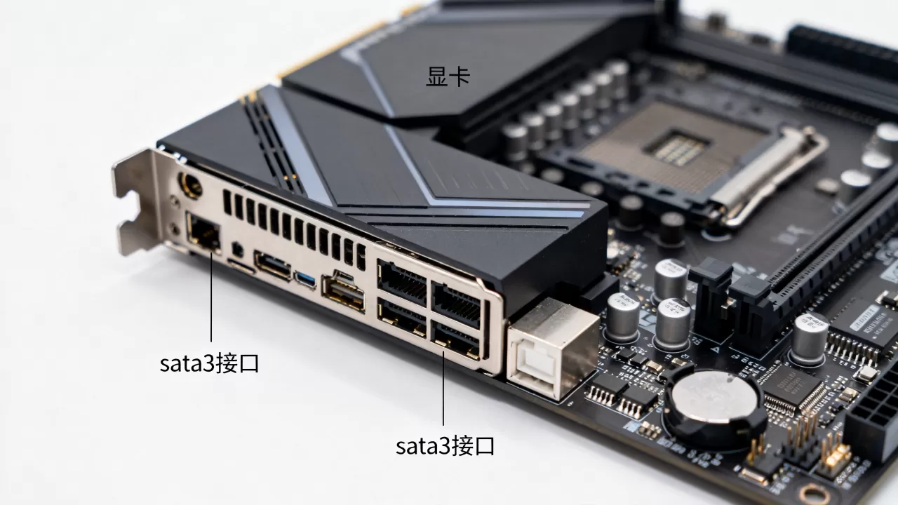 显卡挡sata3接口怎么办，sata3接口被显卡挡住