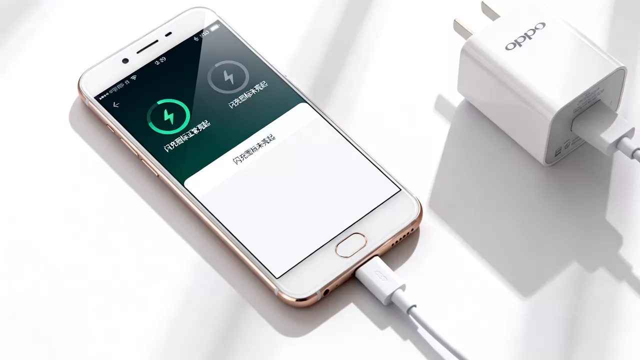 oppor9闪充显示什么，oppo r9闪充图标不亮