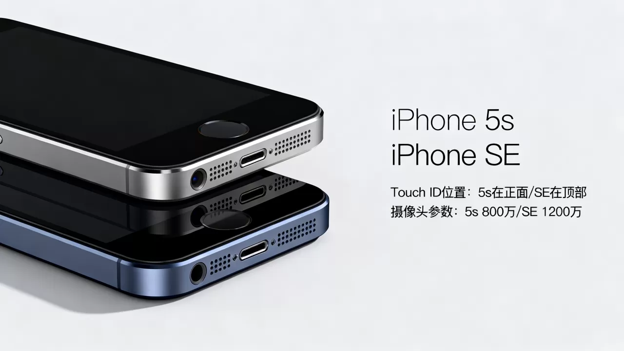 怎么分辨iphone5s和se，iphone5s和se区别