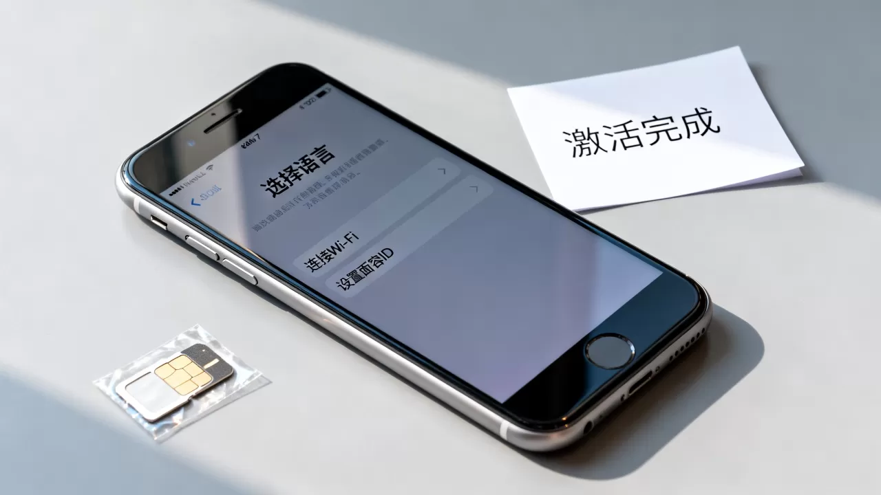 新iphone7怎么激活，新iphone7激活教程