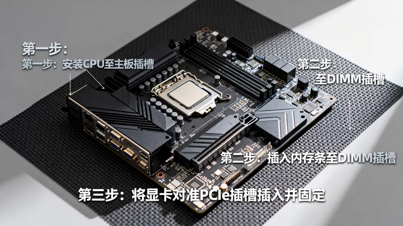 组装电脑主板和显卡，组装电脑主板和显卡步骤是什么