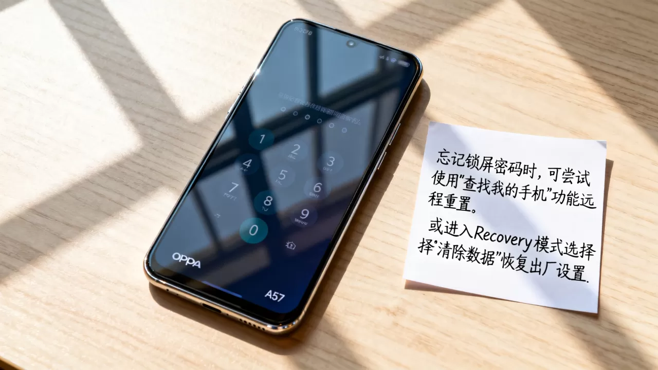 oppoa57还原密码是什么，oppoa57手机忘记锁屏密码怎么解