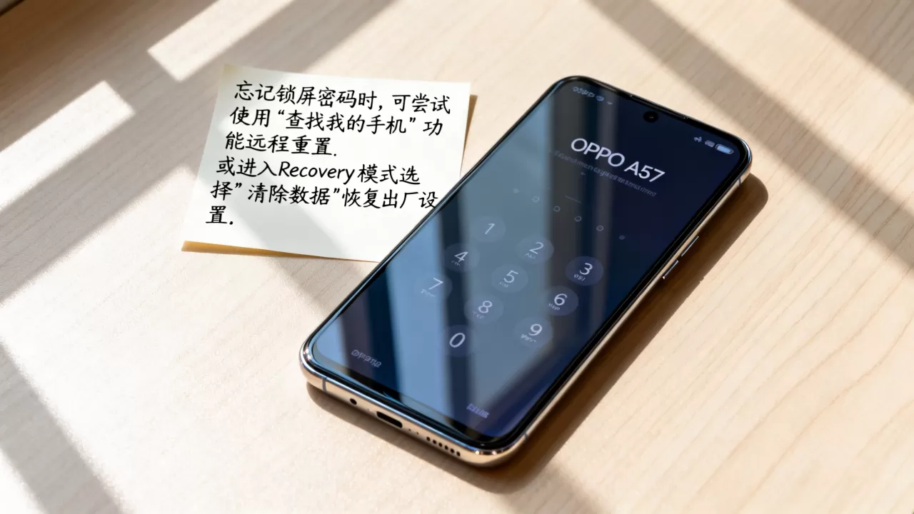 oppoa57还原密码是什么，oppoa57手机忘记锁屏密码怎么解