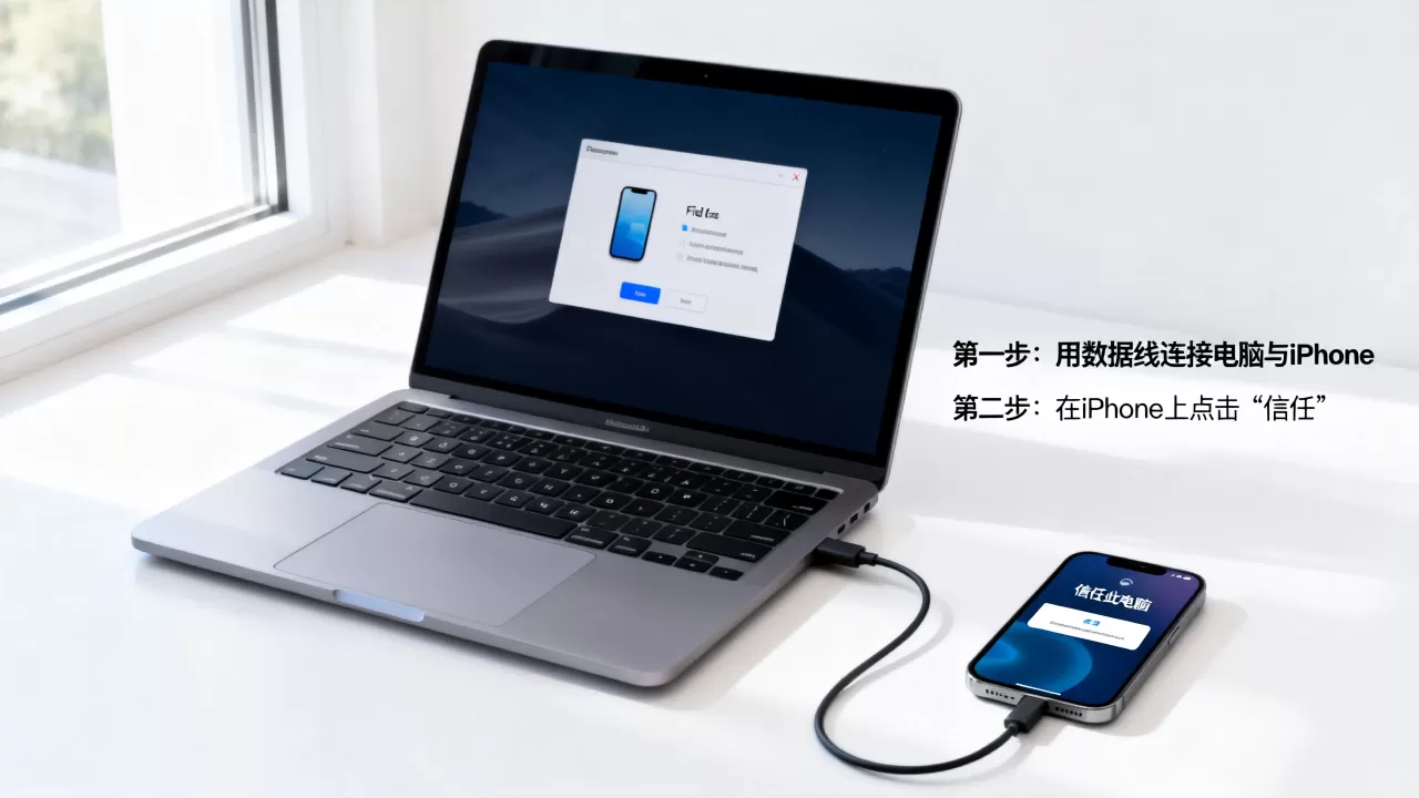 怎么把电脑上的照片弄到iphone上，iPhone传照片到电脑